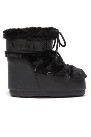 Icon Low Black Faux-Fur Boots MOON BOOT | 80D1409390N001